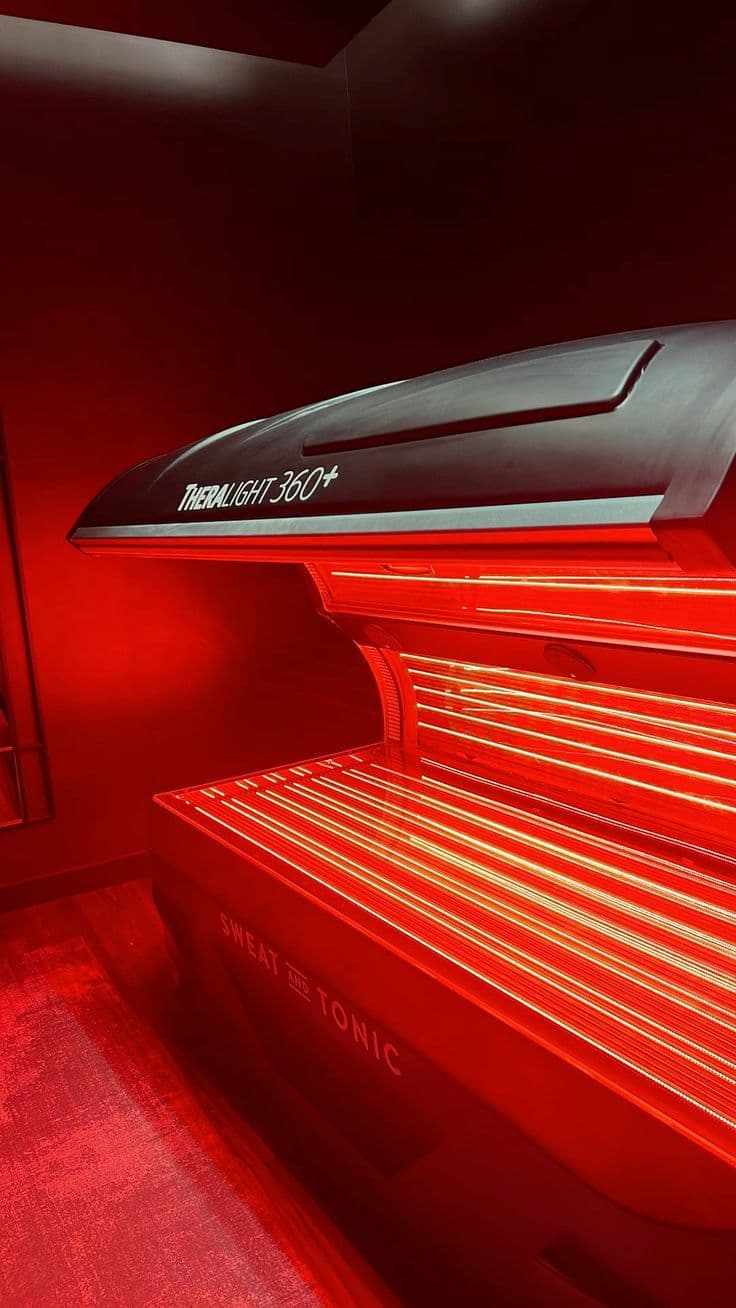 Photobiomodulation TEMPER CORE, lit de lumière rouge